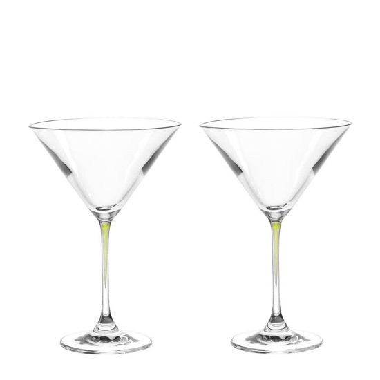 Picture of Leonardo La Perla Martini Glass, 9 ounce, Green