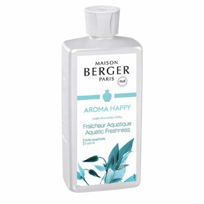 Picture of MAISON BERGER Aquatic Freshness Lampe Berger Refill for Home Fragrance Oil Diffuser, 16.9 Fluid Ounces-500 milliliters