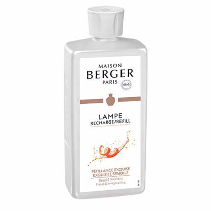 Picture of MAISON BERGER Exquisite Sparkle Lampe Berger Refill for Home Fragrance Oil Diffuser, 16.9 Fluid Ounces-500 milliliters