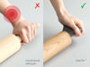 Picture of Joseph Joseph 40108 Grip Ergonomic Rolling Pin, Gray, One Size