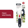 Picture of Zyliss Lock N' Lift Can Opener - Manual Can Opener with Locking Mechanism - Safe Magnetic Can Opener - Easy-to-Turn Can Opener - White/Gray