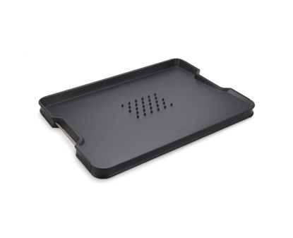 Picture of Joseph Joseph 60208 Cut&Carve Plus Multi-function Cutting Board, Large, Black