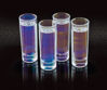 Picture of BarCraft BCSGLUST4PC Rainbow-Pearl Iridescent Tall Shot Glasses, 60 ml (Set of 4), 3.9 x 3.9 x 10.4 cm