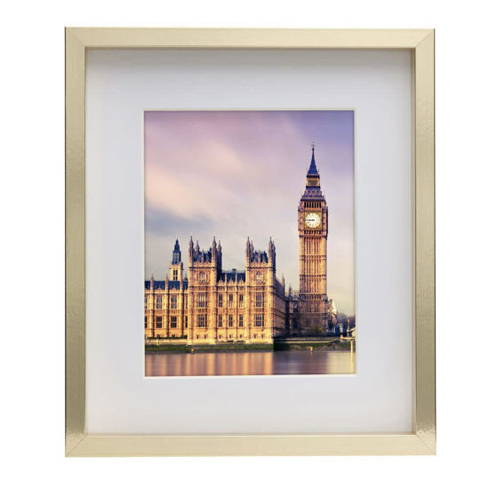 Picture of Mikasa Gold Gallery Frame-11 x 14 Matted to 8 x 10