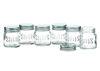 Picture of BarCraft Jar Shot Glasses with Lids, 60 ml (Set of 6), Verres Clairs