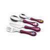 Picture of Amefa Enfant - Set of 4 pieces of children’s cutlery. 5 x 5 x 18 cm fuchsia