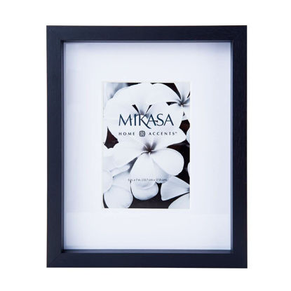Picture of Mikasa Black Gallery Frame-8 x 10 Matted to 5 x 7