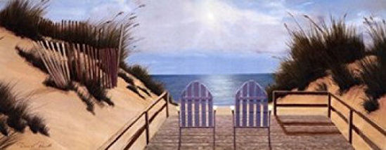 Picture of Blue Skies Panel - Poster by Diane Romanello (20 x 8)