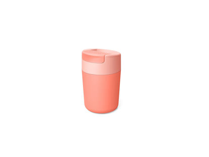 Picture of Joseph Joseph Sipp™ Travel Coffee Mug with Flip-top Cap - 340 ml (12 fl. oz) - Coral