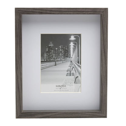 Picture of Mikasa Gray Gallery Frame-8 x 10 Matted to 5 x 7