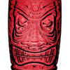 Picture of BarCraft Tiki Cocktail Glasses, 600 ml (1 Pint) - Red and Green (Set of 2)