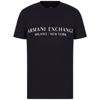 Picture of A|X ARMANI EXCHANGE mens Short Sleeve Milan New York Logo Crew Neck T-shirt T Shirt, Navy, Medium US