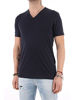 Picture of AX Armani Exchange mens Basic Pima V Neck Tee T Shirt, Navy, Medium US