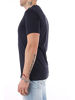 Picture of AX Armani Exchange mens Basic Pima V Neck Tee T Shirt, Navy, Medium US