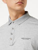 Picture of A|X ARMANI EXCHANGE mens Milano/Ny Logo Jersey Polo Shirt, Grey (Bros Bc06 Alloy Htr 3901), Medium US