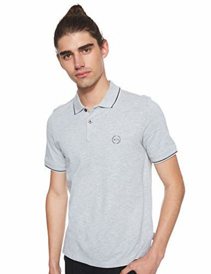 GetUSCart- A|X ARMANI EXCHANGE mens Oxford Ax Logo Polo Shirt, B09b ...