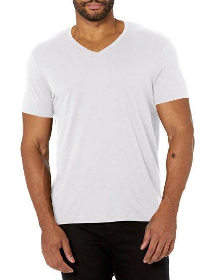 GetUSCart AX Armani Exchange mens Basic Pima V Neck Tee T Shirt