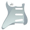 Picture of Dopro 11 Hole Vintage 62 Strat ST SSS Single Coil Pickups Guitar Pickguard Scratch Plate with Screws for American FD 62 Stratocaster White 1 Ply