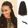 Picture of Toyotress Tiana Passion Twist Hair - 20 Inch 8 Packs 12 strands/pack Pre-Twisted Pre-Looped Passion Twists Crochet Braids Made Of Bohemian Hair Synthetic Braiding Hair Extension (20 Inch, #4-8P)