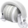 Picture of Pioneer DJ HDJ-X5BT-W - Closed-back, Bluetooth-compatible, Circumaural DJ Headphones with 40mm Drivers, 5Hz-30kHz Frequency Range, Detachable Cable, and Carry Pouch - White