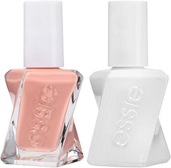 Picture of essie Gel Couture Longwear Nail Polish + Top Coat Kit, Sew Me, 0.46 fl. oz.