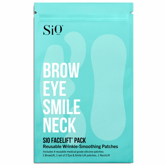 Picture of SiO Beauty FaceLift | Neck, Forehead, Eye & Smile Anti-Wrinkle Patches | Overnight Smoothing Silicone Patches For Face, Neck, Forehead, Eye & Smile Fine Lines And Signs Of Aging