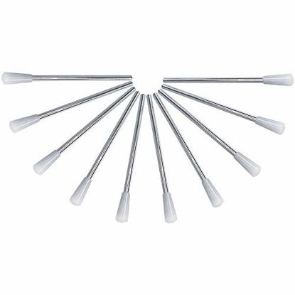 Picture of A-Star Pack of 10 Metal Triangle Beaters, Silver, 10 Pack (AP0131)