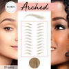 Picture of Brows by Bossy Studio & Co Temporary Eyebrow Tattoos Waterproof Eyebrow Stickers, False Tattoos Hair Like Peel Off Instant Transfer Brows For Women And Men