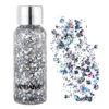 Picture of Holographic Body Glitter, TEOYALL Long Lasting Glitter Shimmer Chunky Sequins Glitters for Body, Face, Hair Makeup (Silver)