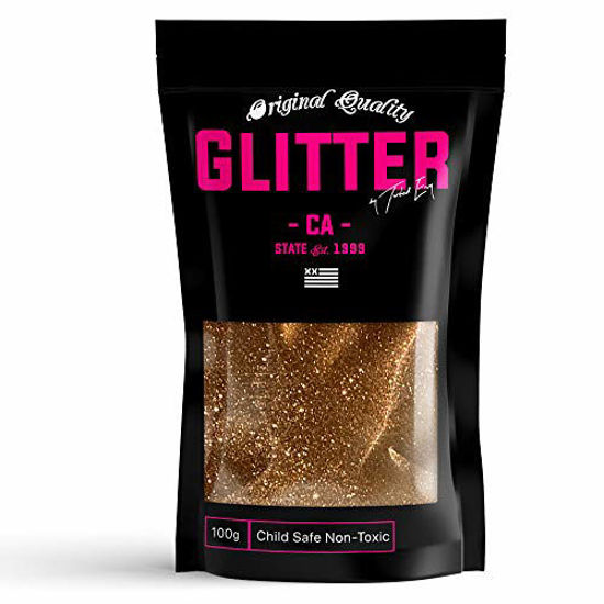 Picture of TWISTED ENVY Dark Gold Ultra Fine Glitter 100g / 3.5oz Premium Glitter