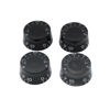 Picture of Musiclily Metric 6mm Plastic LP Style Guitar Speed Knobs Volume Tone Control Knobs for Epiphone Les Paul Electric Guitar, Black (4 Pcs)