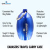 Picture of EARasers Earplugs Keychain Carrying Case - Aluminum Waterproof Ear Plugs and Pills Holder (Blue)