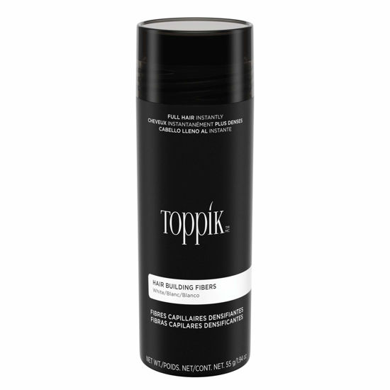 Picture of TOPPIK Hair Building Fibers, White, 1.94 Oz