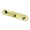 Picture of KAISH Fully Loaded Control Plate Pre-Wired 3-Way Control Plate with Wiring Harness for Tele/Telecaster Gold