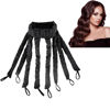 Picture of Tirdkid Heatless Hair Curler,2022 New Upgraded Octopus Design Heatless Curls , You can Hair Curlers to Sleep in Soft Rubber Hair Rollers（Black）