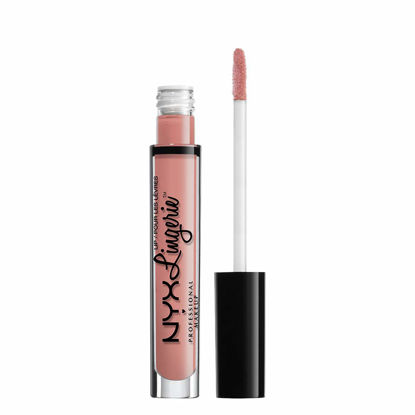 Picture of NYX PROFESSIONAL MAKEUP Lip Lingerie Matte Liquid Lipstick - Silk Indulgent (Baby Pink Nude)