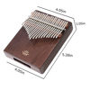 Picture of Kalimba Thumb Piano 21 Keys, Portable Mbira Finger Piano Gifts for Kids and Adults Music Instrument Thumb Pianos - 21 Keys Wood