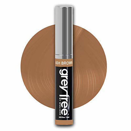 Picture of Greyfree Gray Root Touch-Up Ash-Brown Hair Mascara Temporary Gray Roots Concealer