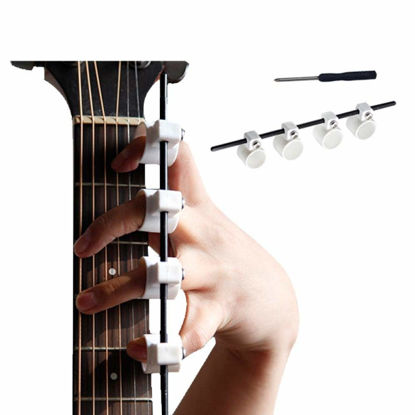 Picture of Guitar Beginner Finger Expander Adjustable Stretcher Expansion Ukulele Increase Finger Strength, Multifunctional Finger Expander Portable Span Practice