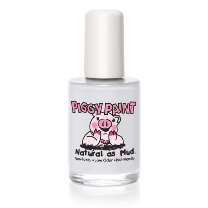 Picture of Piggy Paint 100% Non-toxic Girls Nail Polish - Safe, Chemical Free Low Odor for Kids, Snow Bunny's Perfect