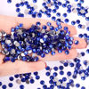 Picture of 1440Pcs Blue Crystal Rhinestones,Glass Flatback Rhinestones Gemstones for Nail Face Makeup Art Crafts Clothes Decoration -(SS16,4.0mm,Blue)