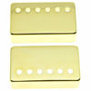 Picture of KAISH 2pcs Humbucker Guitar Pickup Cover Brass Humbucker Pickup Covers 50mm/52mm Pole Spacing Pickup Cover For Epiphone Les Paul Gold