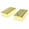 Picture of KAISH 2pcs Humbucker Guitar Pickup Cover Brass Humbucker Pickup Covers 50mm/52mm Pole Spacing Pickup Cover For Epiphone Les Paul Gold