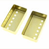 Picture of KAISH 2pcs Humbucker Guitar Pickup Cover Brass Humbucker Pickup Covers 50mm/52mm Pole Spacing Pickup Cover For Epiphone Les Paul Gold