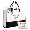 Picture of Grandmother of the Bride Tote Bag, Grandmother of the Bride Gifts From the Bride, Black and White