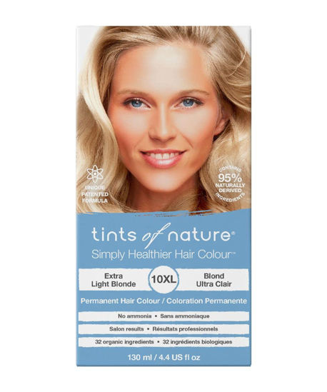 Picture of Tints of Nature Permanent Hair Dye, Nourishes Hair & Covers Greys, 1 x 130ml - 10XL Extra Light Blonde