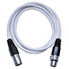 Picture of Seismic Audio SAXLX-6White White 6-Feet XLR to XLR Patch Cable