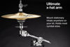 Picture of Meinl Cymbals X-Hat Cymbal Stand Arm for Auxiliary Hihats or Stacks with Clutch and Adjustable Tension, Chrome Plated Steel, 2-Year Warranty (MXH)