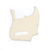 Picture of Musiclily Pro 10 Hole Jazz Bass Pickguard J Bass Scratch Plate for 4 String Jazz Bass Modern Style,3Ply Cream