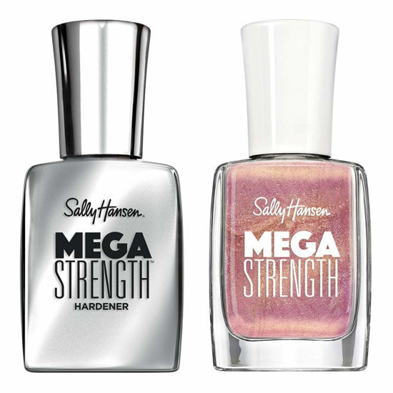 Picture of Sally Hansen Mega Strength Nail Hardener and Mega Strength Polish, Rise Up